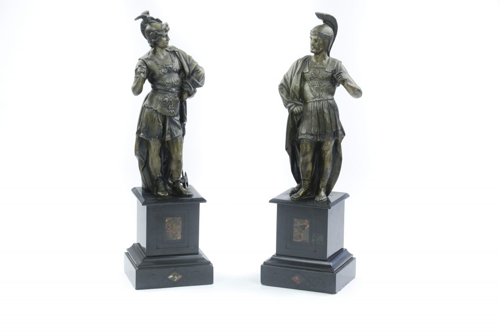 antique spelter figures