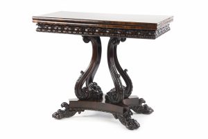 A Fine Quality William IV Rosewood Card Table