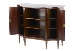 Gillows – A Late Victorian Mahogany Open Bookcase Cabinet