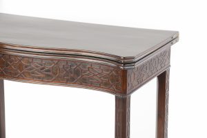 18th Century Chinese Chippendale Style Card Table