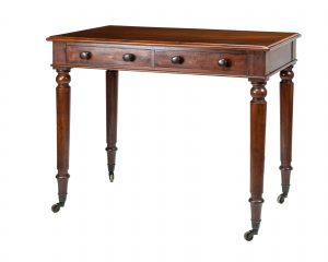 A Regency Mahogany Writing or Side Table by Holland & Sons