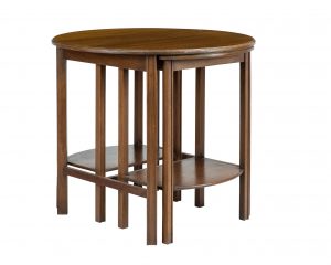 A Nest of Three Mahogany Tables, by Waring and Gillow