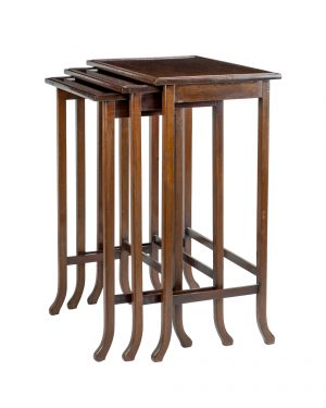 A Nest of Three Mahogany Tables, BY Gillows of Lancaster