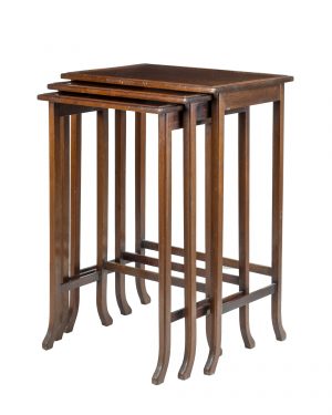 A Nest of Three Mahogany Tables, BY Gillows of Lancaster
