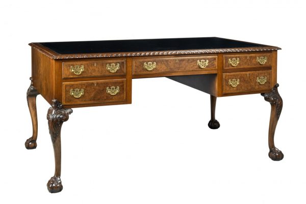 An Early 20th Century Walnut Desk by Waring and Gillow