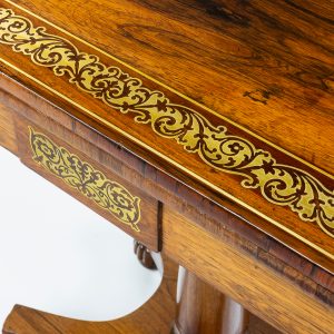 Gillows Regency rosewood card table