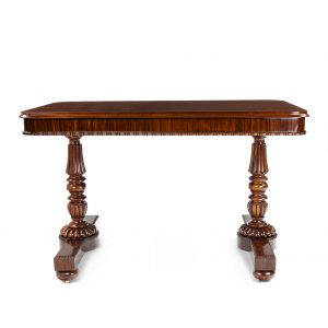 Regency rosewood library table by Gillows of Lancaster