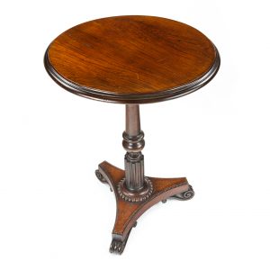 Accredited to Gillows a William IV rosewood wine table