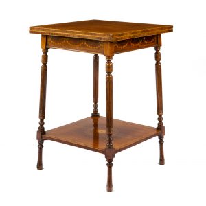 Edwardian, Edward and Roberts fold over swivel top occasional table