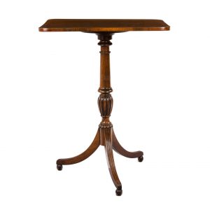 Gillows Regency a small rosewood tripod table.